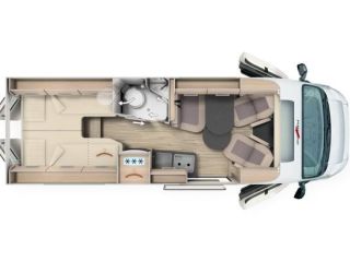 Malibu comfort GT skyview 640 LE/ Einzelbetten