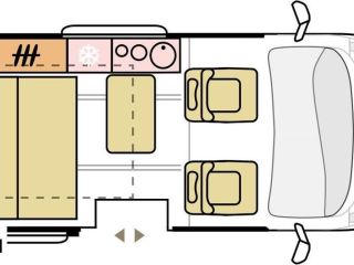Adria ACTIVE Pro mit Küche,Querbett und Aufstelldach
