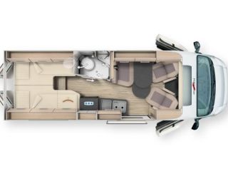 Malibu comfort GT skyview 640 LE/ Einzelbetten