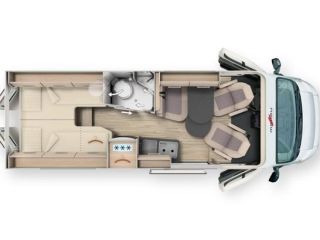 Malibu 640 LE comfort mit Sport Paket und Einzelbetten