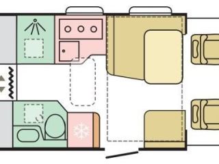 Malibu first class two rooms 640 LE RB Einzelbetten