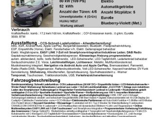 Renault Zoe EXPERIENCE Batteriemiete R110 Z.E. 50 CCS PDC Klima Navi Winter-P