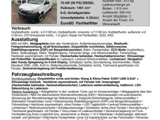 Renault Express Extra Blue dCi 95 Klima PDC vorne/hinten Laderaumverkleidung