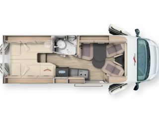 Malibu first class two rooms 640 LE RB Einzelbetten